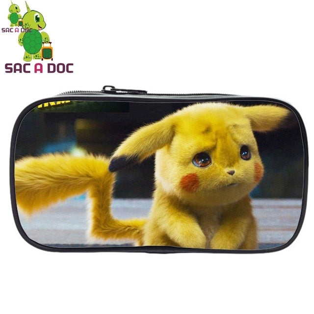 Pokemon Detective Pikachu USB Bagpack 16 Inch School Backpacks for Tee Your Solutions General Store